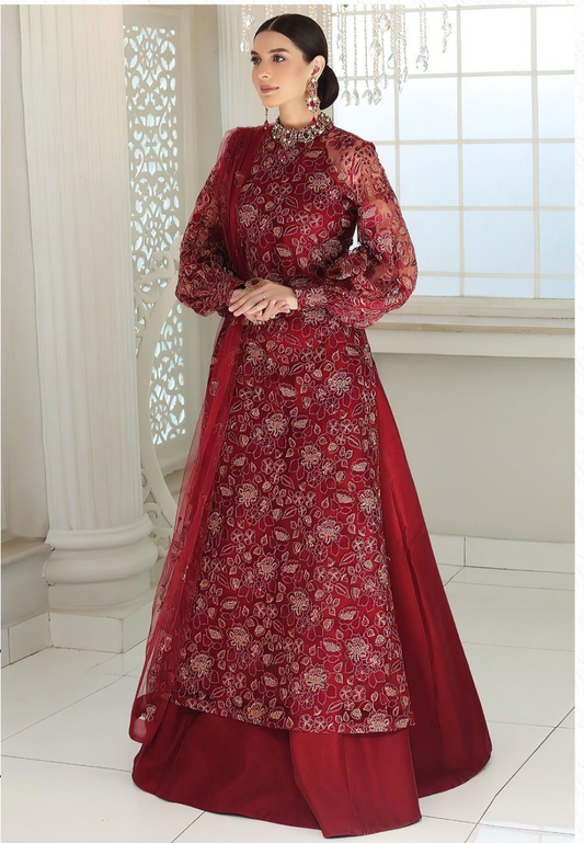 LAWN 3 PIECE UNSTICHED FULL HEAVY EMB SUIT FOR SUMMER 2025