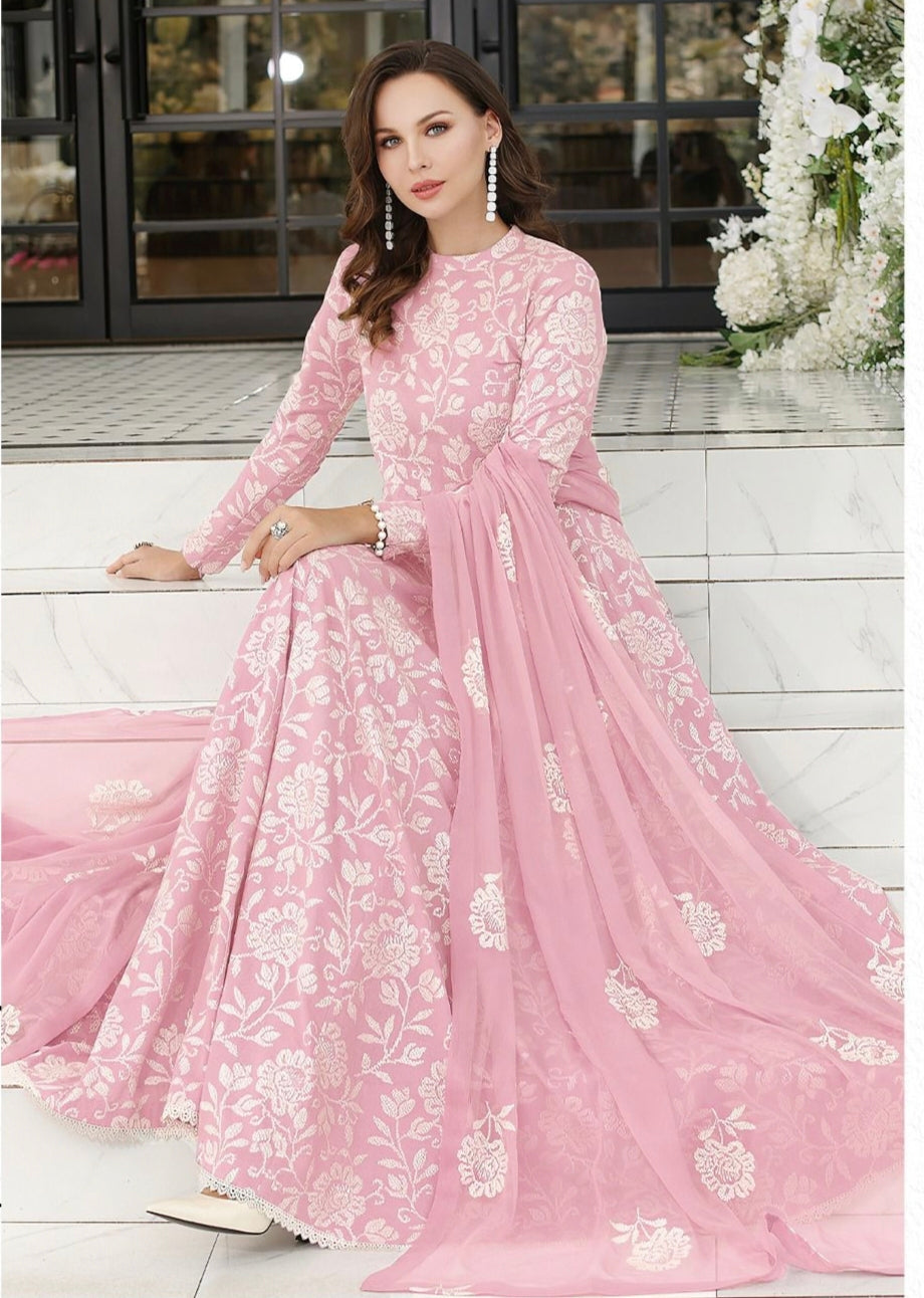 BAREEZE| LAWN 3 PIECE UNSTICHED FULL HEAVY EMB SUIT WITH READY TO WEAR CUTTWORK DUBATTA FOR SUMMER 2026